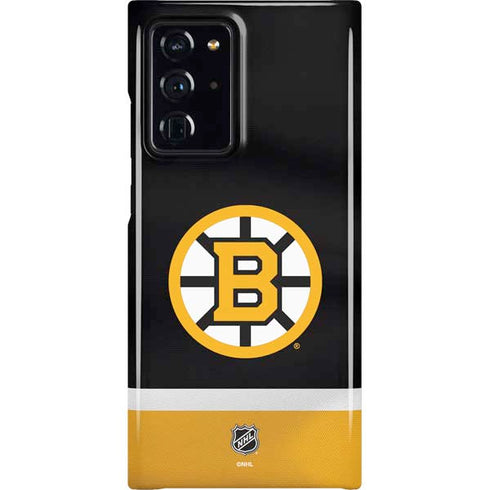 NHL Boston Bruins Jersey Galaxy Note20 Ultra 5G Lite Case