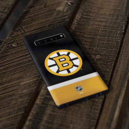 NHL Boston Bruins Jersey Galaxy S10 Plus Skin