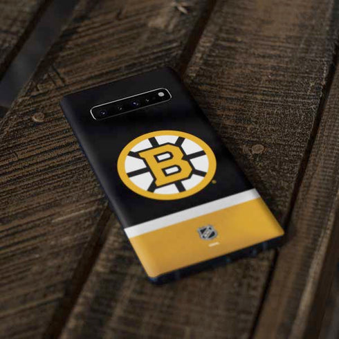 NHL Boston Bruins Jersey Galaxy S10 Skin
