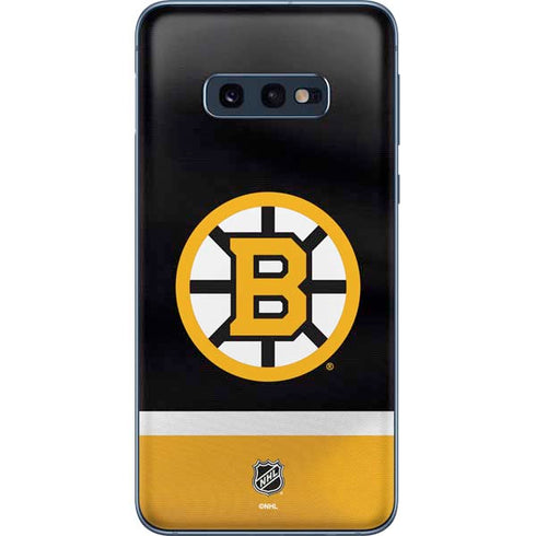 NHL Boston Bruins Jersey Galaxy S10e Skin
