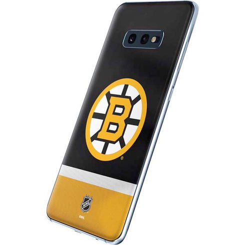 NHL Boston Bruins Jersey Galaxy S10e Skin