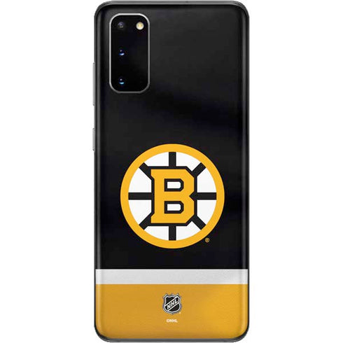 NHL Boston Bruins Jersey Galaxy S20 Skin