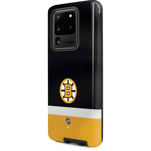 NHL Boston Bruins Jersey Galaxy S20 Ultra 5G Pro Case
