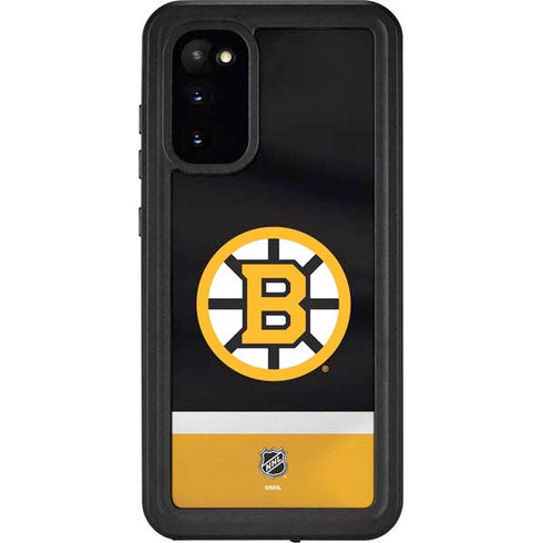 NHL Boston Bruins Jersey Galaxy S20 Waterproof Case
