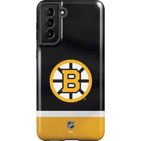 NHL Boston Bruins Jersey Galaxy S21 Plus 5G Pro Case