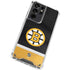 NHL Boston Bruins Jersey Galaxy S21 Ultra 5G Clear Case