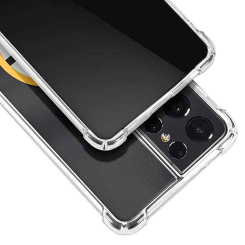NHL Boston Bruins Jersey Galaxy S21 Ultra 5G Clear Case