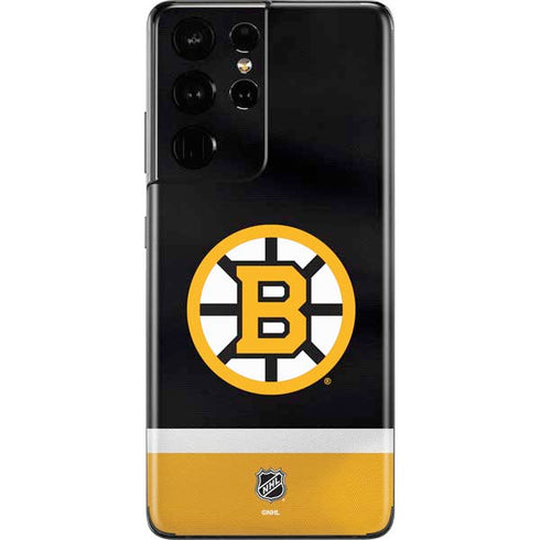 NHL Boston Bruins Jersey Galaxy S21 Ultra 5G Skin
