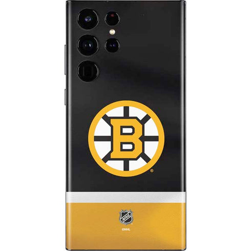 NHL Boston Bruins Jersey Galaxy S22 Ultra Skin