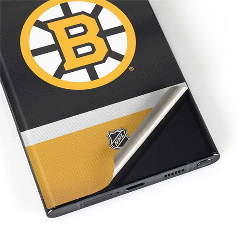NHL Boston Bruins Jersey Galaxy S22 Ultra Skin