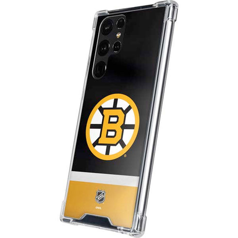 NHL Boston Bruins Jersey Galaxy S23 Ultra Clear Case