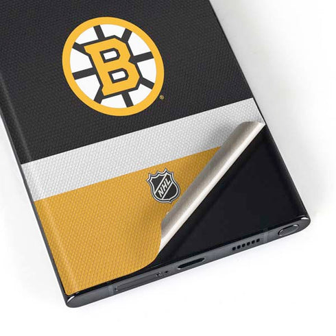 NHL Boston Bruins Jersey Galaxy Skins