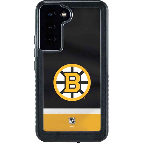 NHL Boston Bruins Jersey Galaxy S24 Plus Waterproof Case