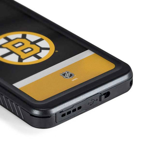 NHL Boston Bruins Jersey Galaxy S24 Plus Waterproof Case