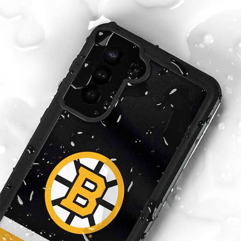 NHL Boston Bruins Jersey Galaxy S24 Plus Waterproof Case