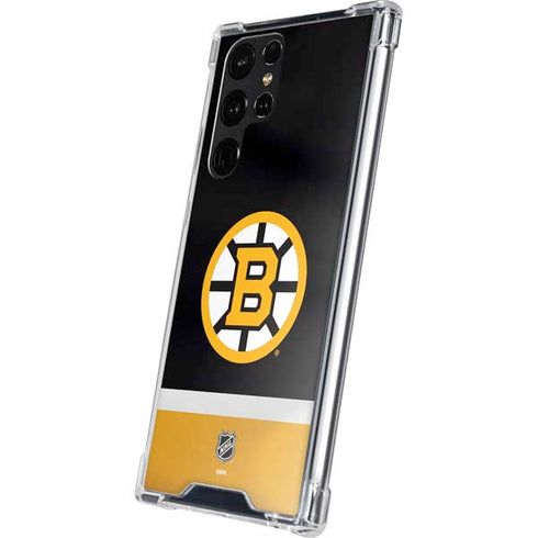 NHL Boston Bruins Jersey Galaxy S24 Ultra Clear Case