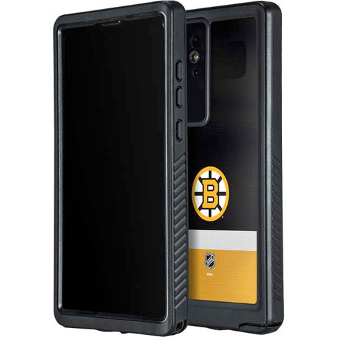 NHL Boston Bruins Jersey Galaxy S24 Ultra Waterproof Case