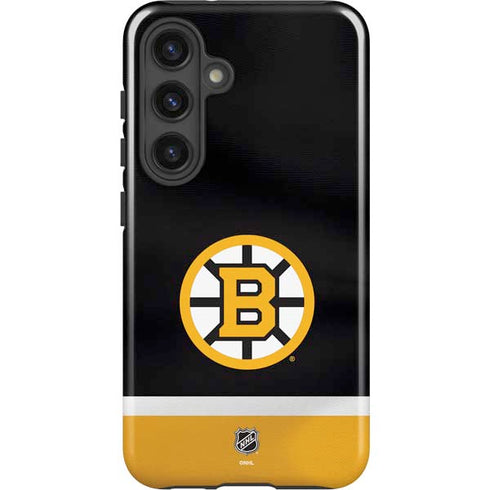 NHL Boston Bruins Jersey Galaxy S25 Plus Impact Case