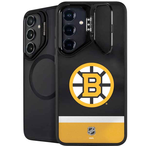 NHL Boston Bruins Jersey Galaxy S25 Plus Kickstand Case