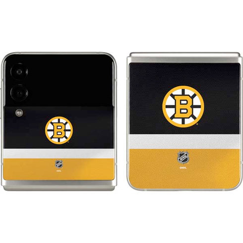 NHL Boston Bruins Jersey Galaxy Z Flip3 5G Skin