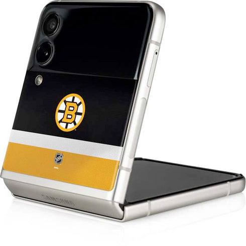NHL Boston Bruins Jersey Galaxy Z Flip3 5G Skin