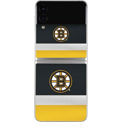 NHL Boston Bruins Jersey Galaxy Z Flip4 5G Skin
