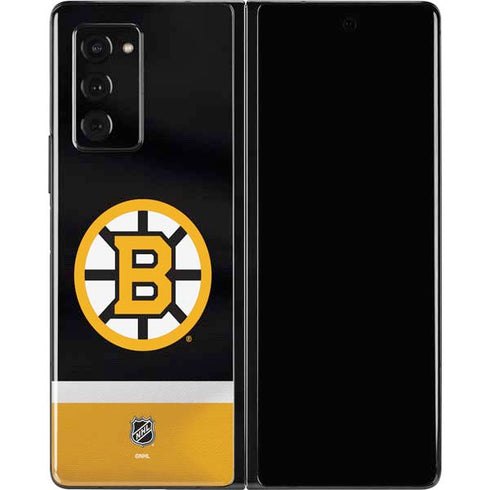 NHL Boston Bruins Jersey Galaxy Z Fold2 5G Skin