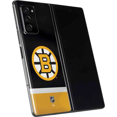 NHL Boston Bruins Jersey Galaxy Z Fold2 5G Skin