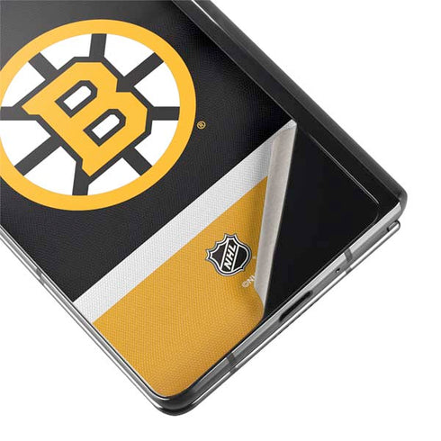 NHL Boston Bruins Jersey Galaxy Z Fold2 5G Skin