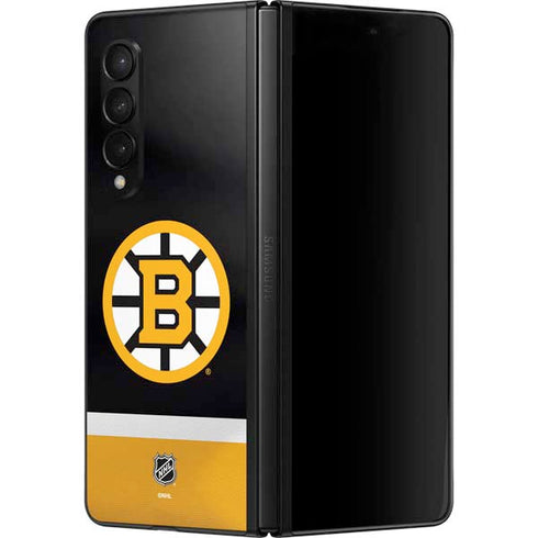 NHL Boston Bruins Jersey Galaxy Z Fold3 5G Skin
