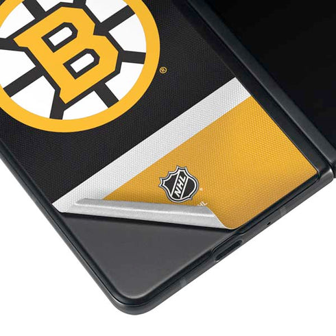 NHL Boston Bruins Jersey Galaxy Z Fold3 5G Skin