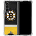 NHL Boston Bruins Jersey Galaxy Z Fold4 5G Clear Case
