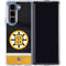 NHL Boston Bruins Jersey Galaxy Z Fold5 5G Clear Case