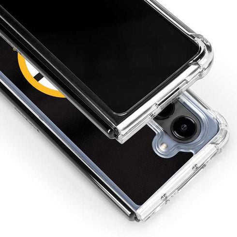 NHL Boston Bruins Jersey Galaxy Z Fold5 5G Clear Case