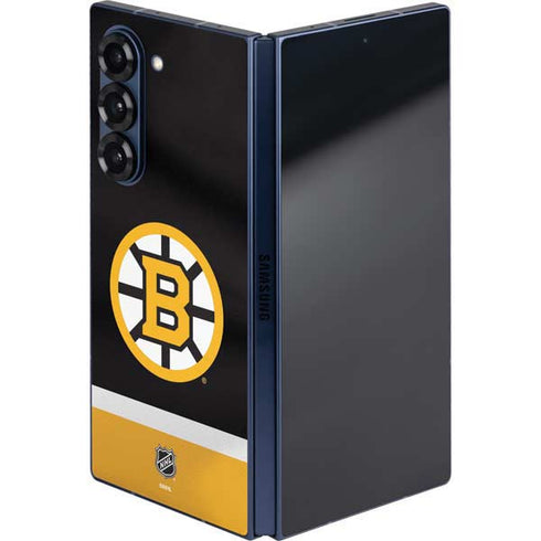 NHL Boston Bruins Jersey Galaxy Z Fold6 Skin