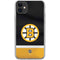 NHL Boston Bruins Jersey iPhone 11 Clear Case