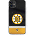 NHL Boston Bruins Jersey iPhone 11 Clear Case