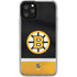 NHL Boston Bruins Jersey iPhone 11 Pro Clear Case