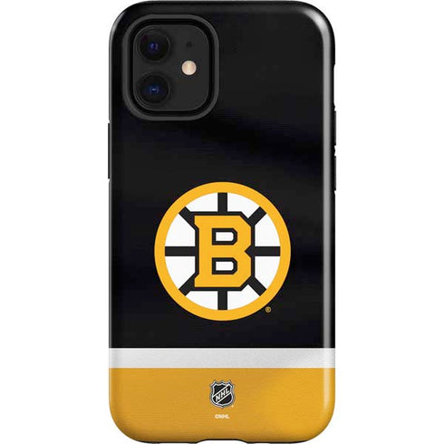NHL Boston Bruins Jersey iPhone 12 Mini Impact Case