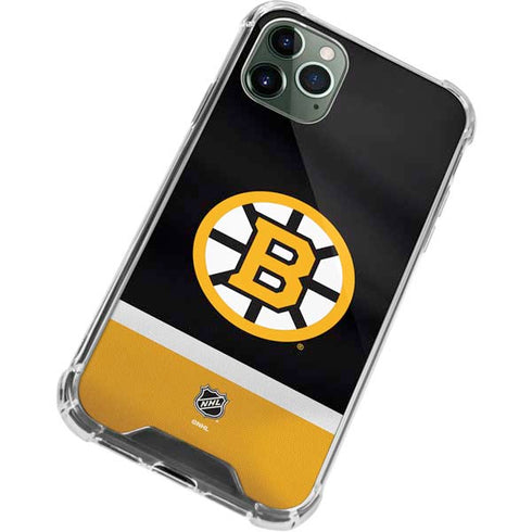 NHL Boston Bruins Jersey iPhone 12 Pro Clear Case