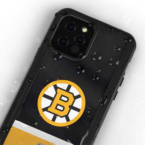 NHL Boston Bruins Jersey iPhone 12 Pro Waterproof Case