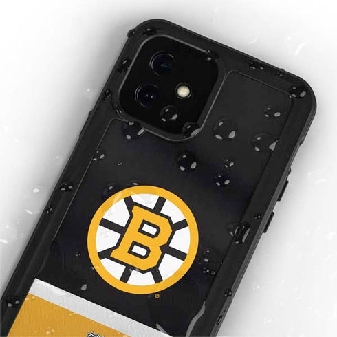 NHL Boston Bruins Jersey iPhone 12 Waterproof Case