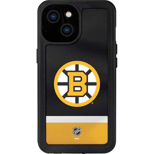 NHL Boston Bruins Jersey iPhone 13 Mini Waterproof Case