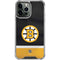NHL Boston Bruins Jersey iPhone 13 Pro Max Clear Case