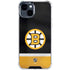NHL Boston Bruins Jersey iPhone 14 Plus Clear Case