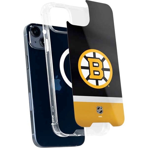 NHL Boston Bruins Jersey iPhone 14 Plus MagSafe Case