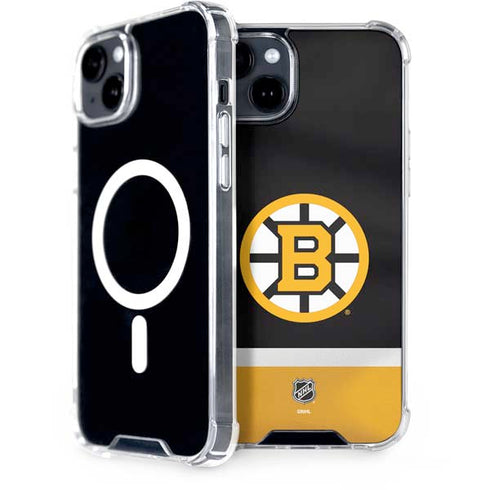 NHL Boston Bruins Jersey iPhone 15 MagSafe Case