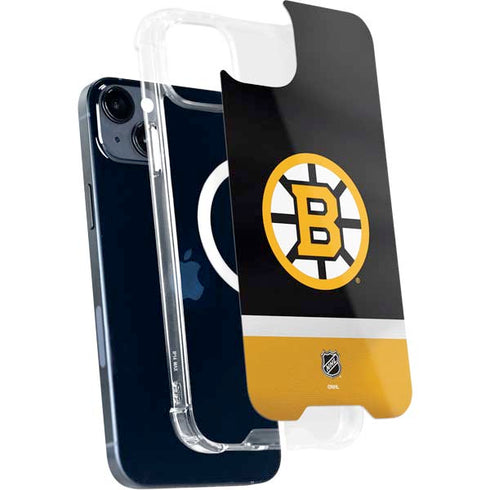 NHL Boston Bruins Jersey iPhone 15 Plus MagSafe Case