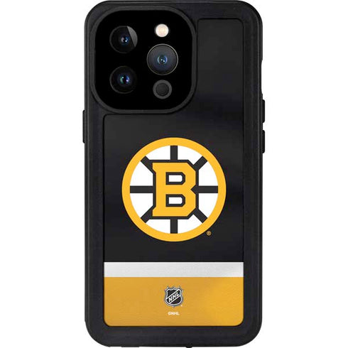 NHL Boston Bruins Jersey iPhone 15 Pro Waterproof Case