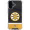 NHL Boston Bruins Jersey iPhone 16 Clear Case